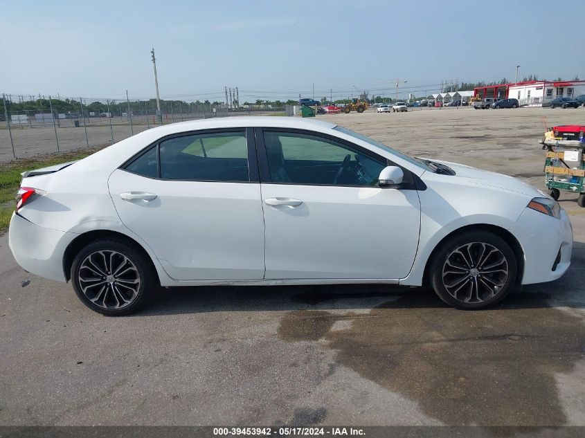 2015 Toyota Corolla L/Le/Le Pls/Prm/S/S Pls VIN: 2T1BURHE4FC344219 Lot: 39453942