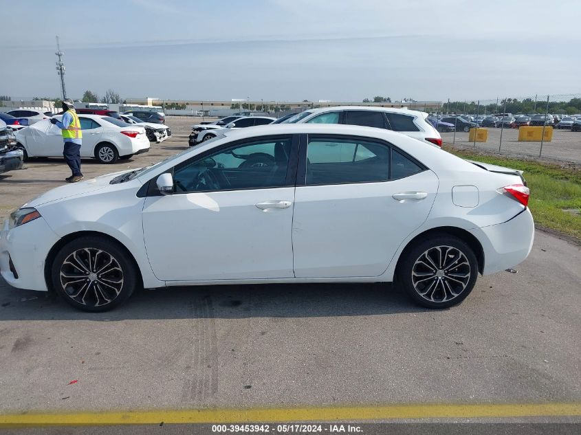 2015 Toyota Corolla L/Le/Le Pls/Prm/S/S Pls VIN: 2T1BURHE4FC344219 Lot: 39453942