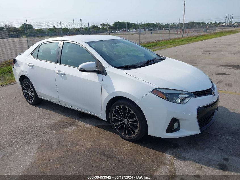 2015 Toyota Corolla L/Le/Le Pls/Prm/S/S Pls VIN: 2T1BURHE4FC344219 Lot: 39453942