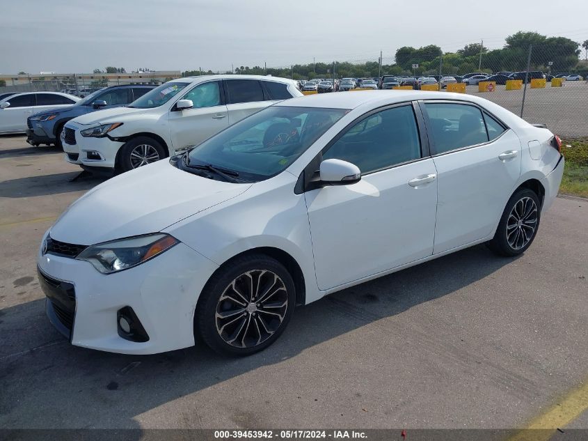 2015 Toyota Corolla L/Le/Le Pls/Prm/S/S Pls VIN: 2T1BURHE4FC344219 Lot: 39453942