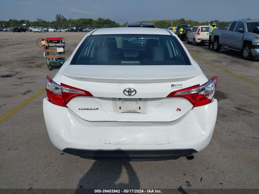 2015 Toyota Corolla L/Le/Le Pls/Prm/S/S Pls VIN: 2T1BURHE4FC344219 Lot: 39453942