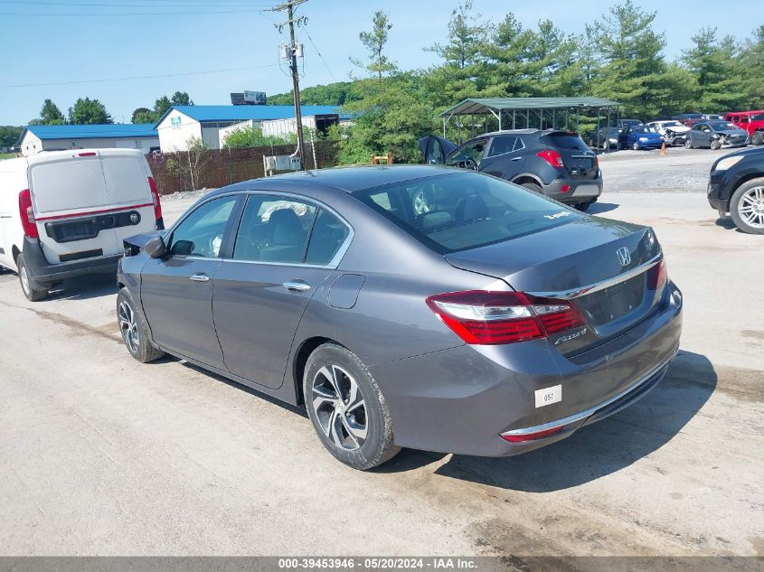 2017 Honda Accord Lx VIN: 1HGCR2F3XHA135798 Lot: 39453946