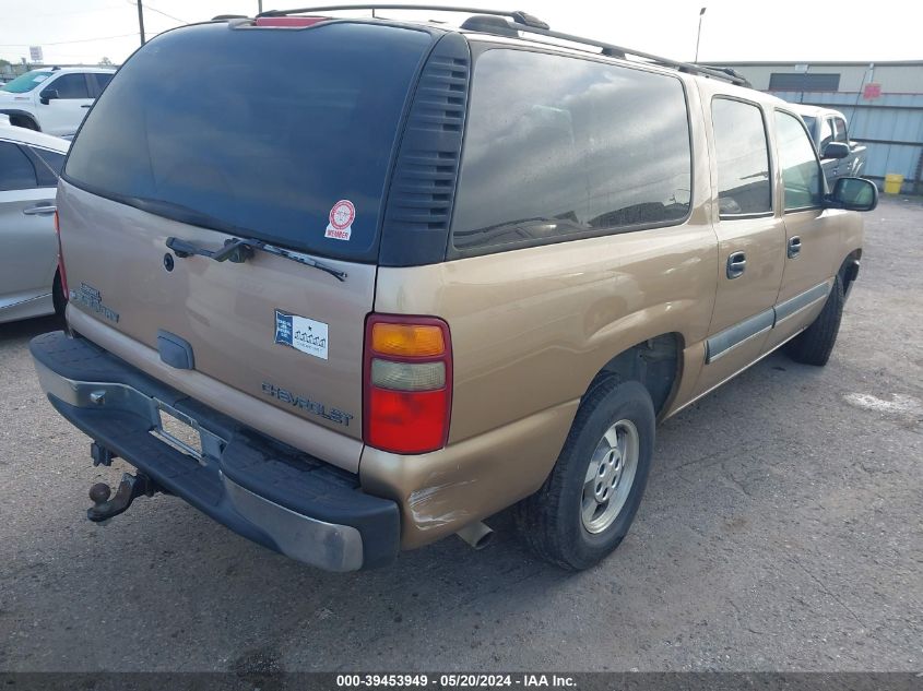 2001 Chevrolet Suburban 1500 Ls VIN: 3GNEC16T21G154024 Lot: 39453949