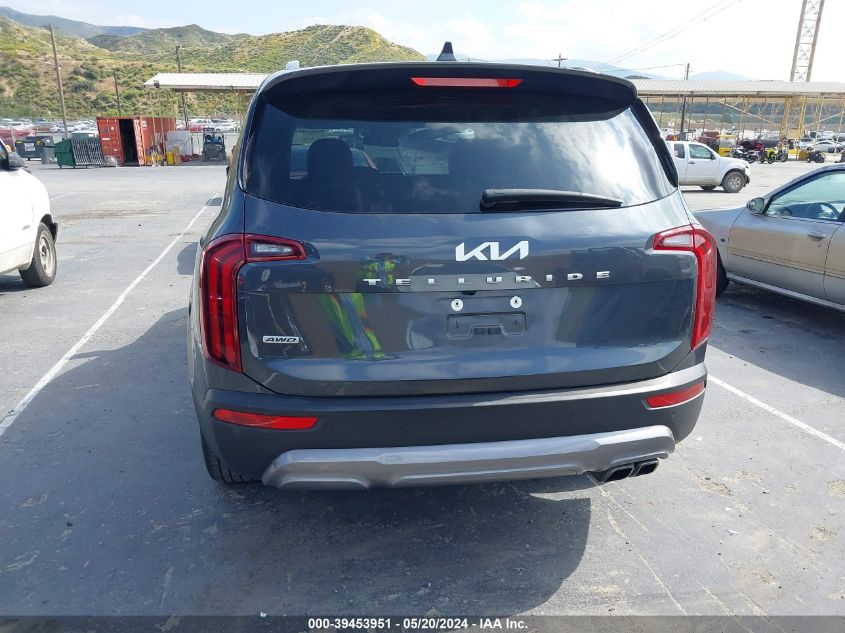 2022 Kia Telluride S VIN: 5XYP6DHC8NG288211 Lot: 39453951