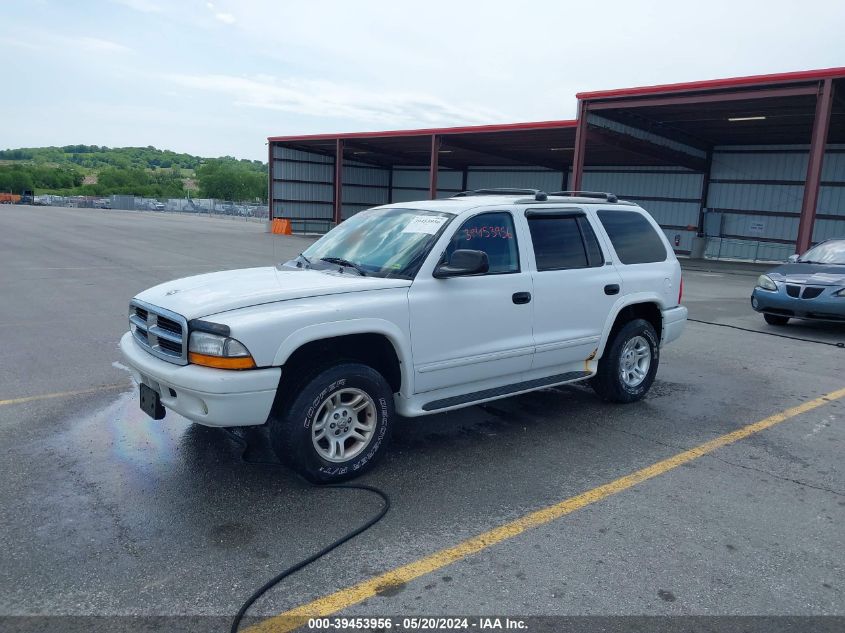 2002 Dodge Durango Slt VIN: 1B4HS48N52F185485 Lot: 39453956