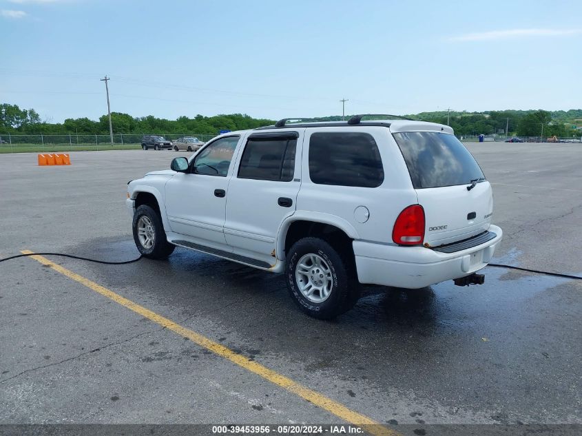 2002 Dodge Durango Slt VIN: 1B4HS48N52F185485 Lot: 39453956