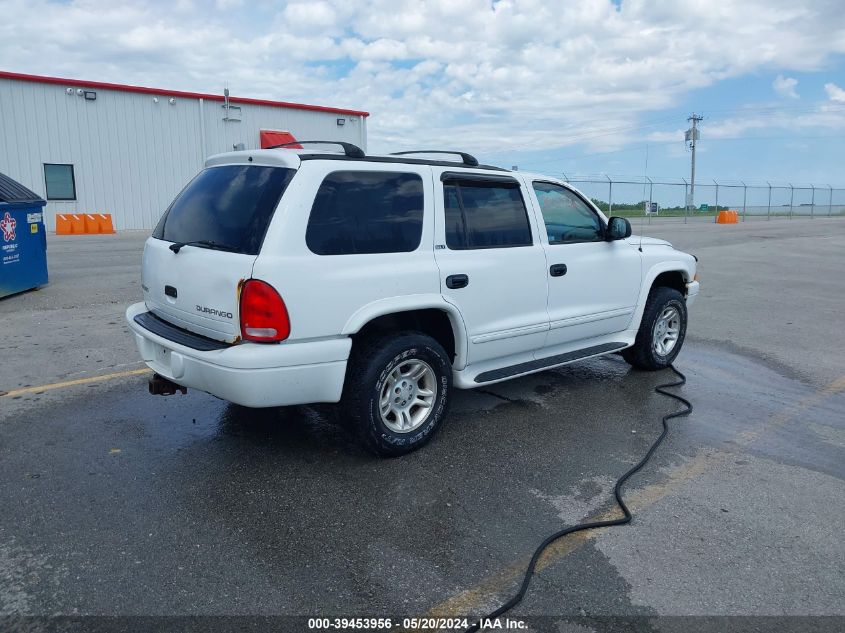 2002 Dodge Durango Slt VIN: 1B4HS48N52F185485 Lot: 39453956