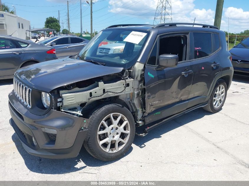 2020 Jeep Renegade Latitude Fwd VIN: ZACNJABB6LPL16392 Lot: 39453959