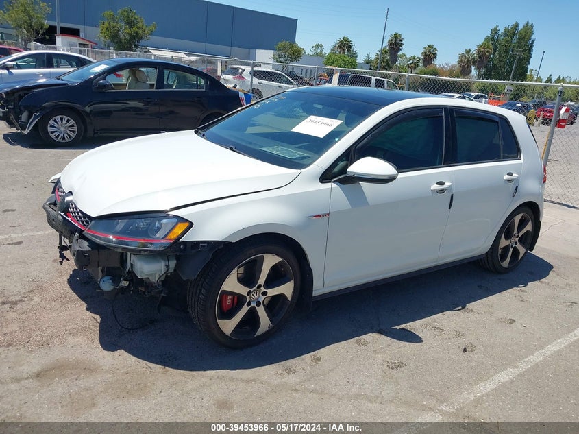 2017 VOLKSWAGEN GOLF GTI AUTOBAHN 4-DOOR/S 4-DOOR/SE 4-DOOR/SPORT 4-DOOR - 3VW547AUXHM017222