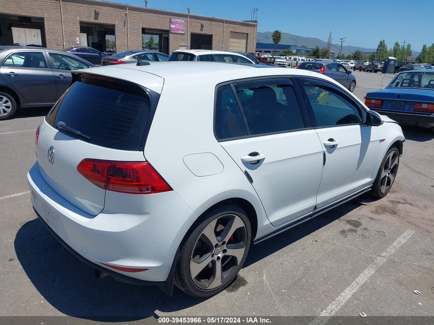 2017 VOLKSWAGEN GOLF GTI AUTOBAHN 4-DOOR/S 4-DOOR/SE 4-DOOR/SPORT 4-DOOR - 3VW547AUXHM017222