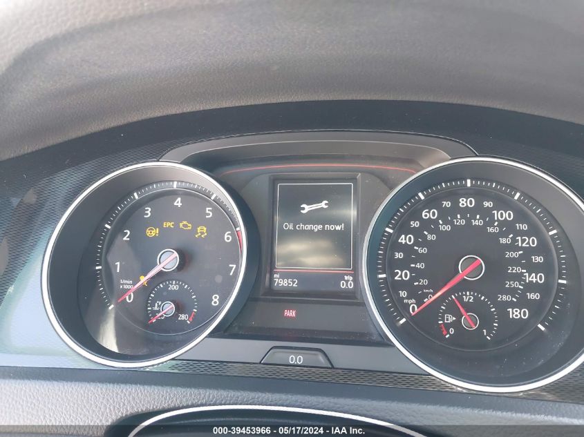 2017 VOLKSWAGEN GOLF GTI AUTOBAHN 4-DOOR/S 4-DOOR/SE 4-DOOR/SPORT 4-DOOR - 3VW547AUXHM017222