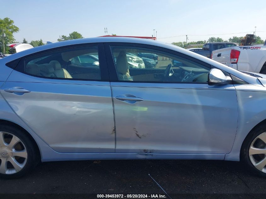 2012 Hyundai Elantra Limited (Ulsan Plant) VIN: KMHDH4AE2CU447563 Lot: 39453972