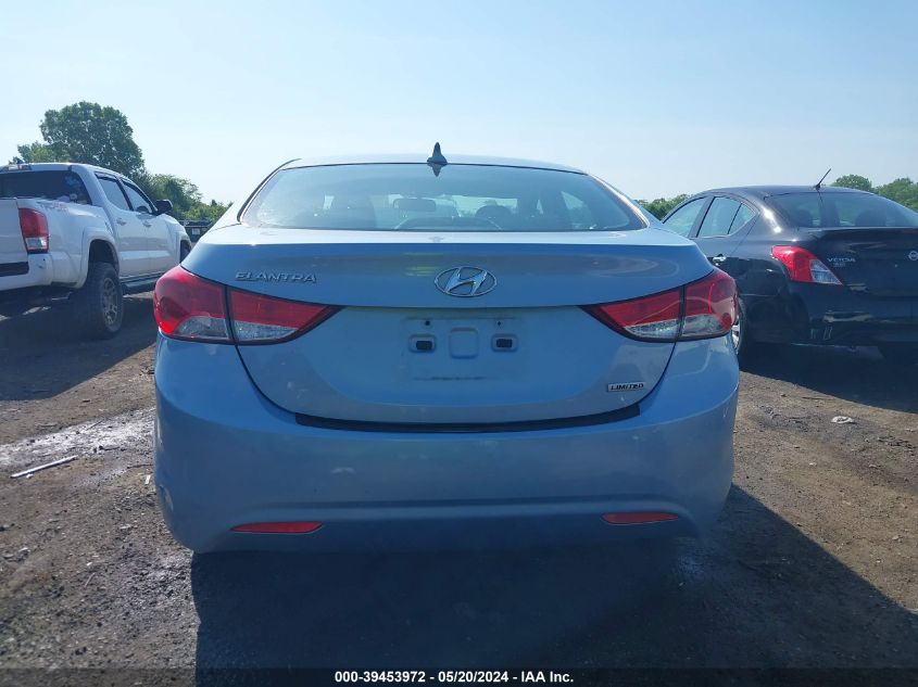 2012 Hyundai Elantra Limited (Ulsan Plant) VIN: KMHDH4AE2CU447563 Lot: 39453972