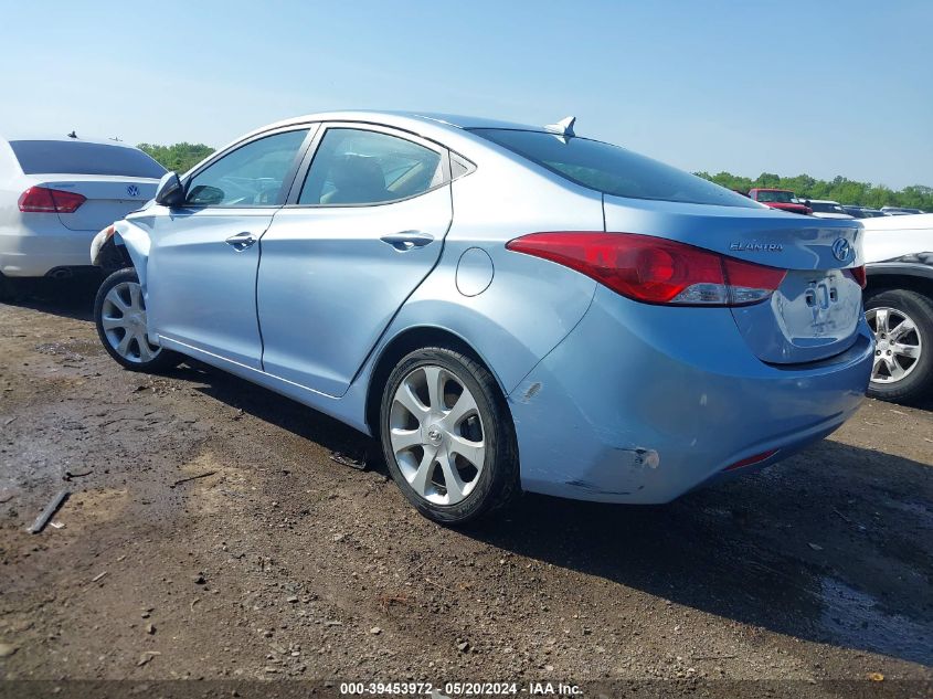 2012 Hyundai Elantra Limited (Ulsan Plant) VIN: KMHDH4AE2CU447563 Lot: 39453972