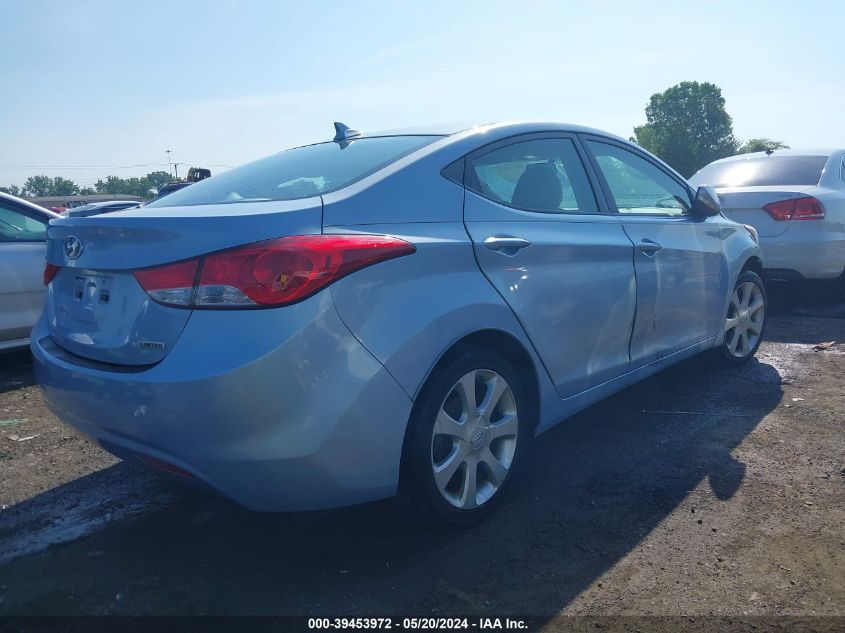 2012 Hyundai Elantra Limited (Ulsan Plant) VIN: KMHDH4AE2CU447563 Lot: 39453972