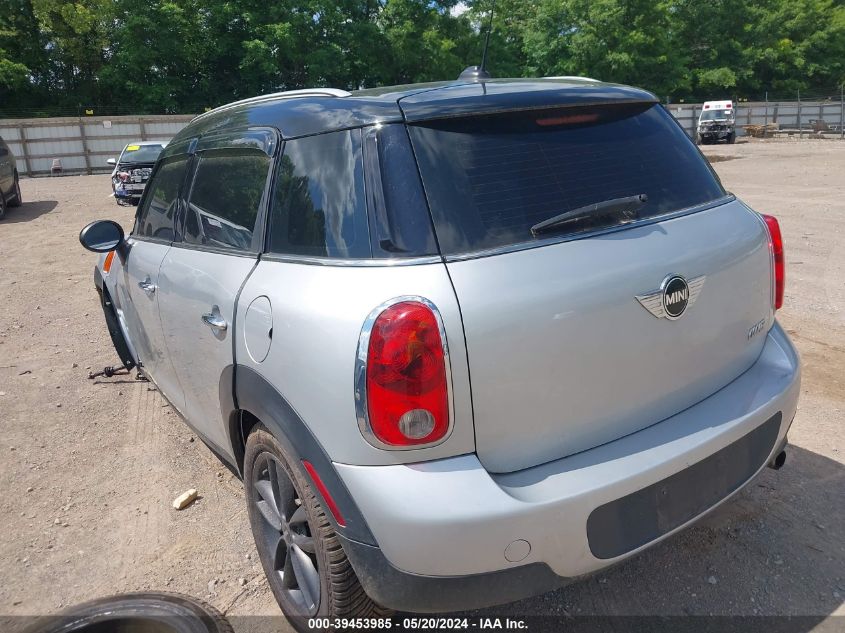 2012 Mini Cooper Countryman VIN: WMWZB3C54CWM05481 Lot: 39453985