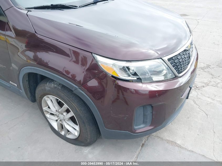 2015 Kia Sorento Lx VIN: 5XYKTDA73FG594461 Lot: 39453990