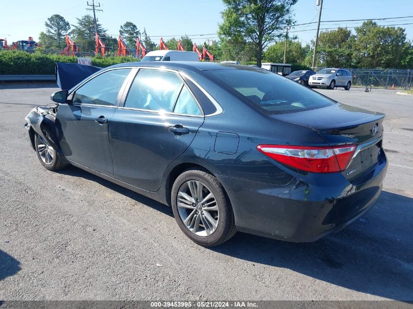 2016 Toyota Camry Se VIN: 4T1BF1FK7GU598334 Lot: 39453995