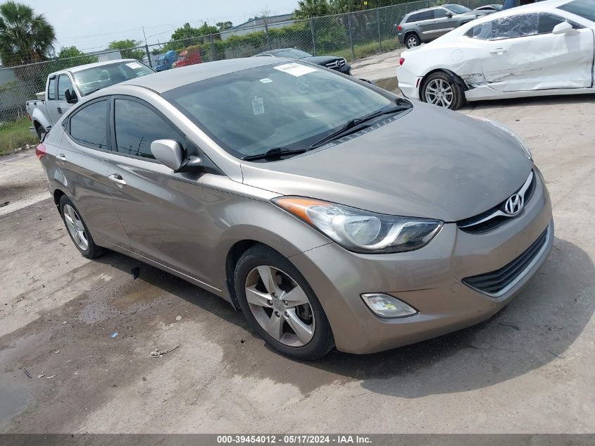 2013 Hyundai Elantra Gls VIN: 5NPDH4AE7DH339424 Lot: 39454012