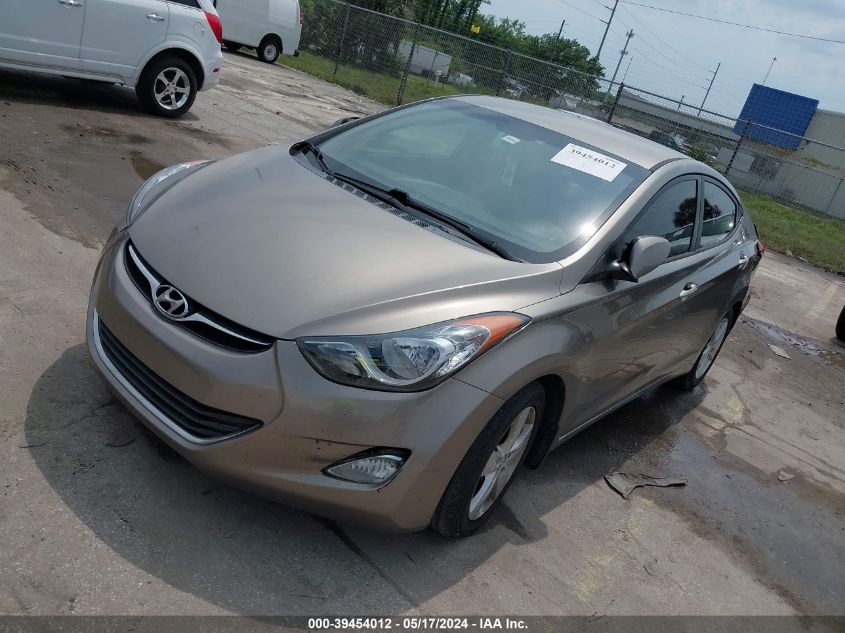 2013 Hyundai Elantra Gls VIN: 5NPDH4AE7DH339424 Lot: 39454012