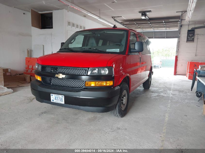 2024 Chevrolet Express Passenger Rwd 2500 Regular Wheelbase Ls VIN: 1GAWGEFP6R1176767 Lot: 39454014