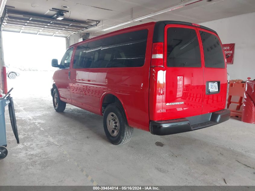 2024 Chevrolet Express Passenger Rwd 2500 Regular Wheelbase Ls VIN: 1GAWGEFP6R1176767 Lot: 39454014