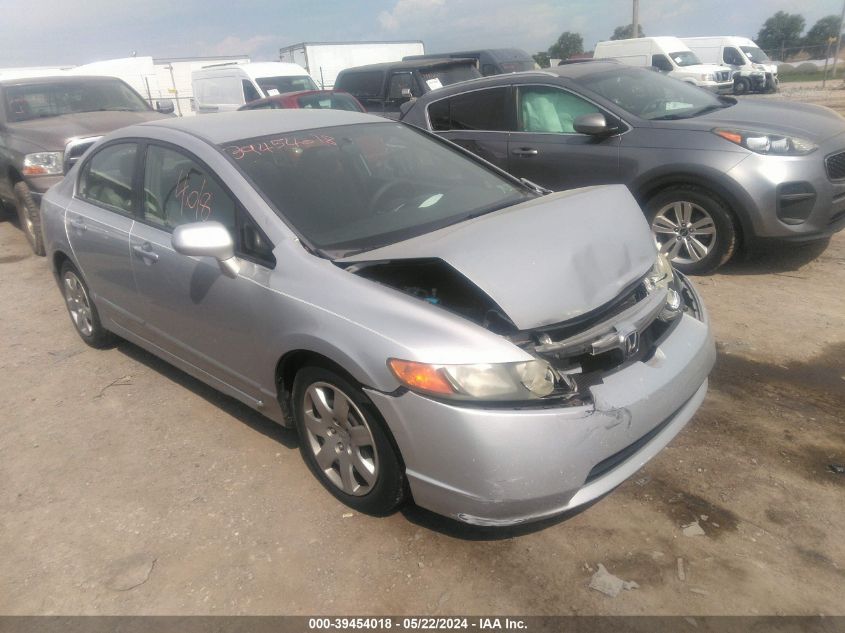 2007 Honda Civic Lx VIN: 1HGFA16567L085081 Lot: 39454018