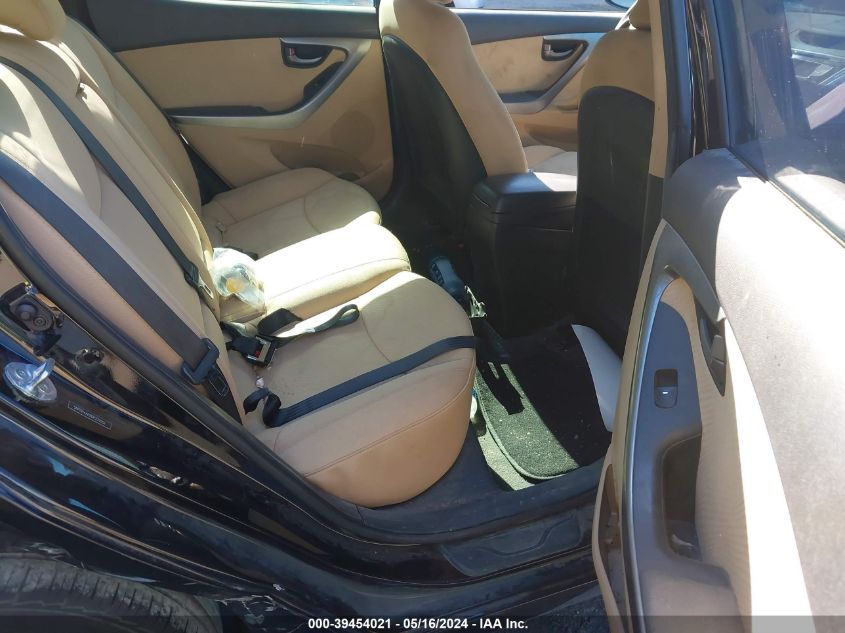 2013 Hyundai Elantra Gls VIN: 5NPDH4AE9DH279551 Lot: 39454021