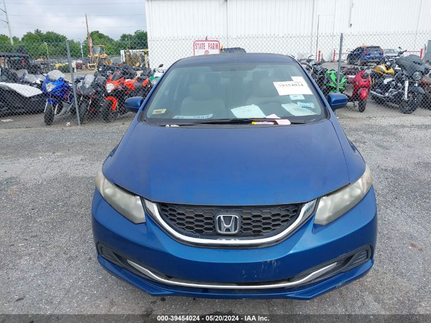 2014 Honda Civic Lx VIN: 19XFB2F54EE035674 Lot: 39454024