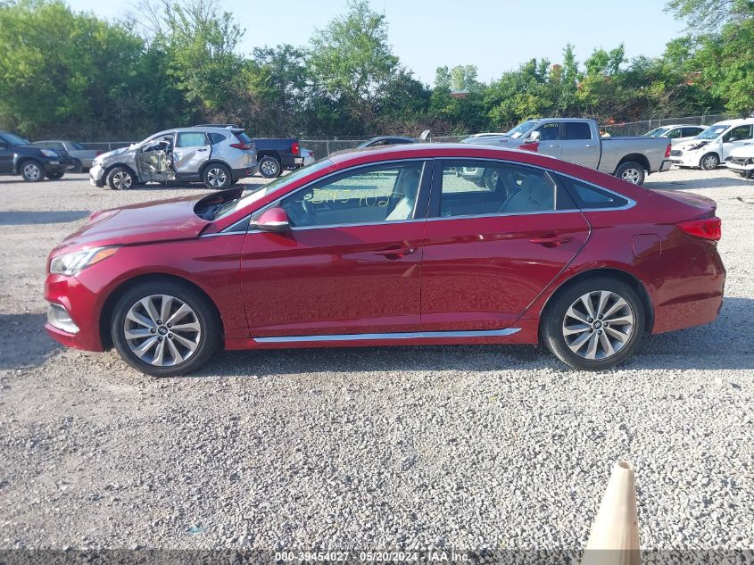 2015 Hyundai Sonata Sport VIN: 5NPE34AF5FH106737 Lot: 39454027