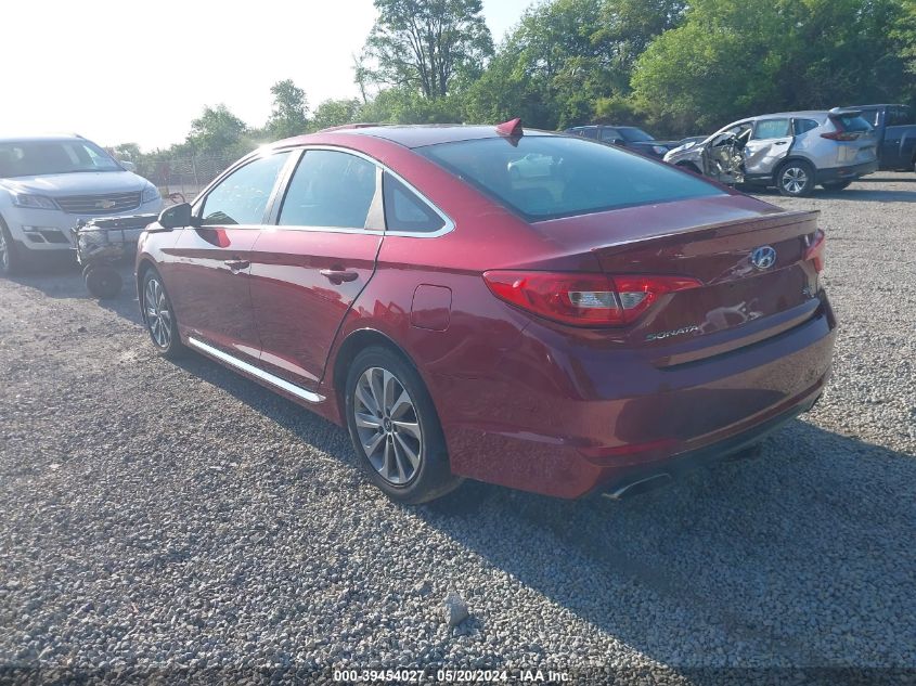 2015 Hyundai Sonata Sport VIN: 5NPE34AF5FH106737 Lot: 39454027