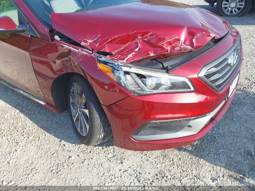 2015 Hyundai Sonata Sport VIN: 5NPE34AF5FH106737 Lot: 39454027