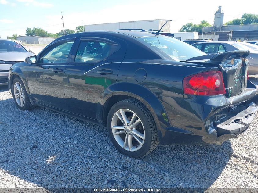 2013 Dodge Avenger Sxt VIN: 1C3CDZCG9DN725785 Lot: 39454046