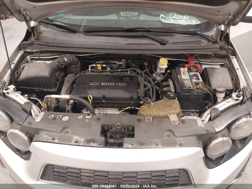 2012 Chevrolet Sonic 2Lt VIN: 1G1JC5SH5C4114206 Lot: 39454061