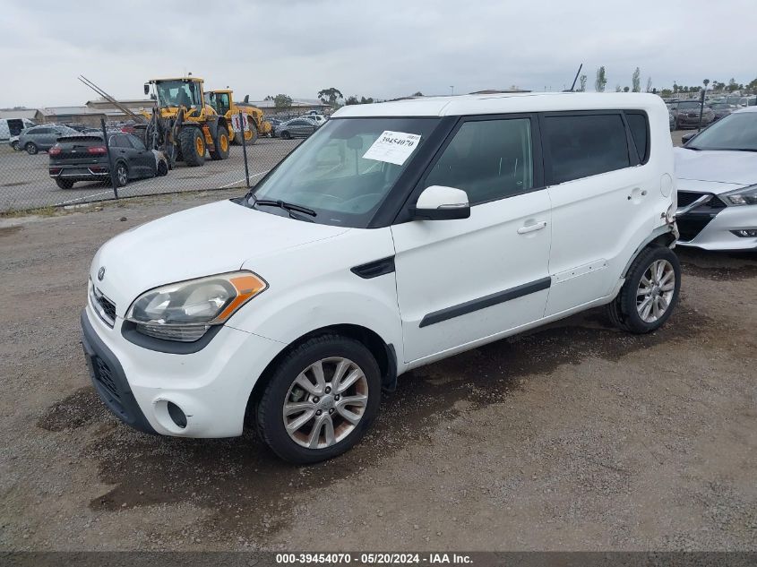 2013 Kia Soul + VIN: KNDJT2A61D7763510 Lot: 39454070