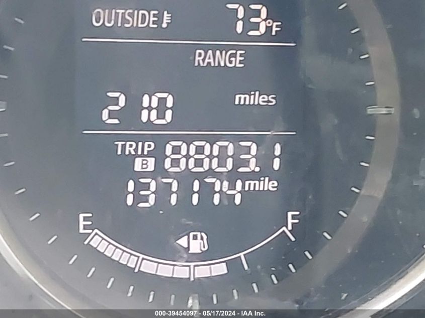 2014 Mazda Cx-5 Touring VIN: JM3KE4CY3E0422765 Lot: 39454097