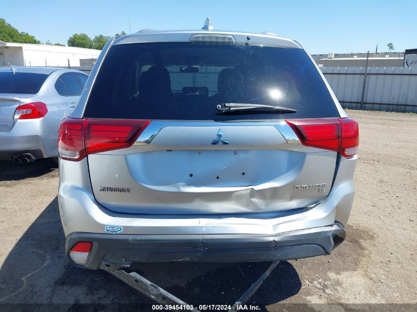 2018 Mitsubishi Outlander Se VIN: JA4AD3A39JZ055489 Lot: 39454103