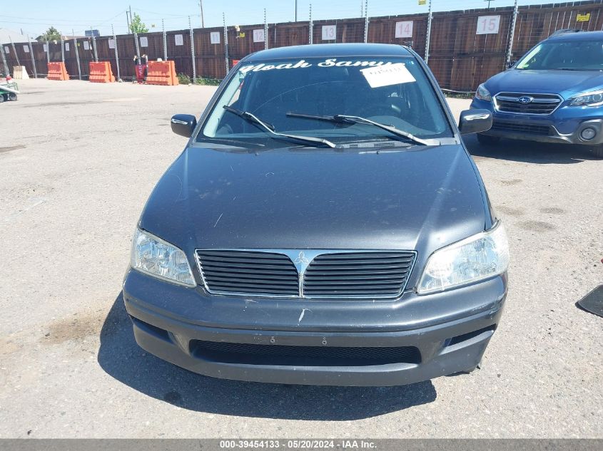 2003 Mitsubishi Lancer Es VIN: JA3AJ26E43U043042 Lot: 39454133