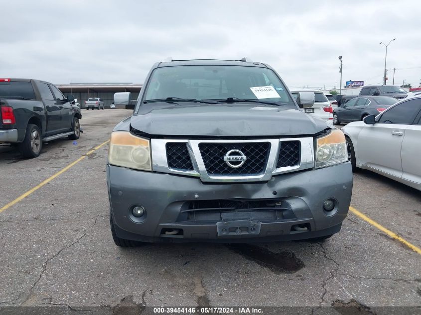 2013 Nissan Armada Platinum VIN: 5N1BA0NF9DN605528 Lot: 39454146