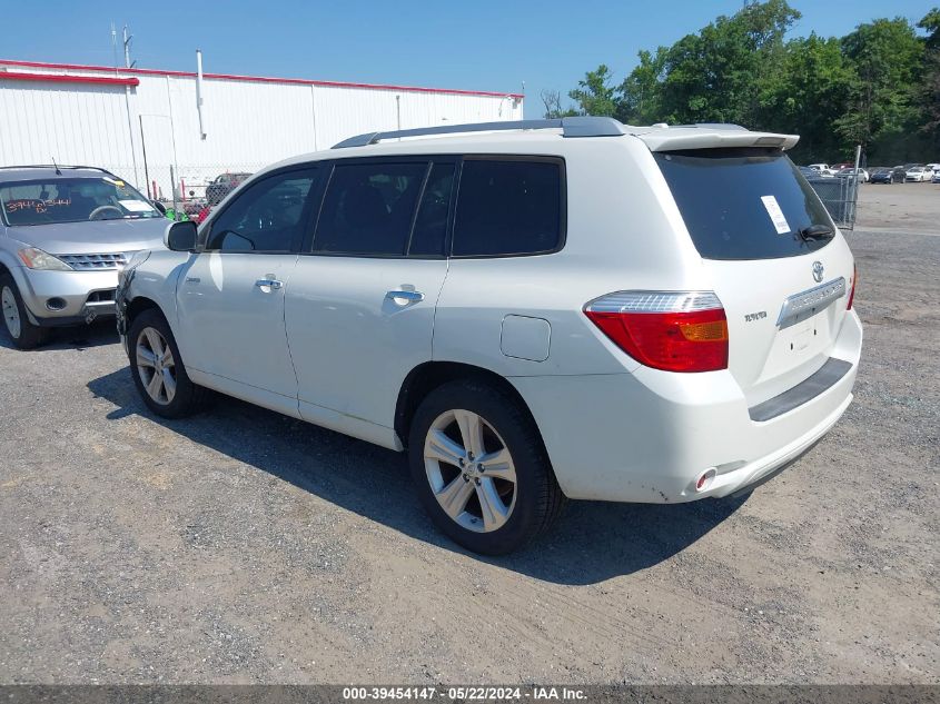 2009 Toyota Highlander Limited VIN: JTEES42A692150513 Lot: 39454147