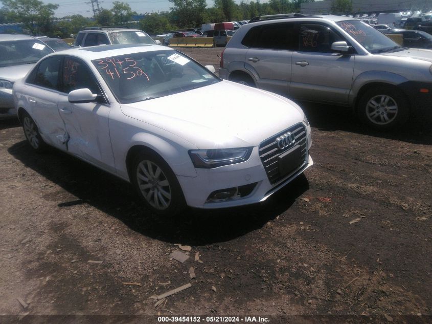 2013 Audi A4 2.0T Premium VIN: WAUBFAFL7DN044372 Lot: 39454152