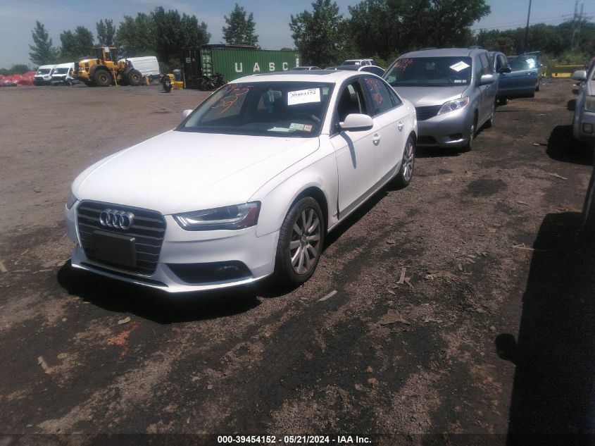 2013 Audi A4 2.0T Premium VIN: WAUBFAFL7DN044372 Lot: 39454152