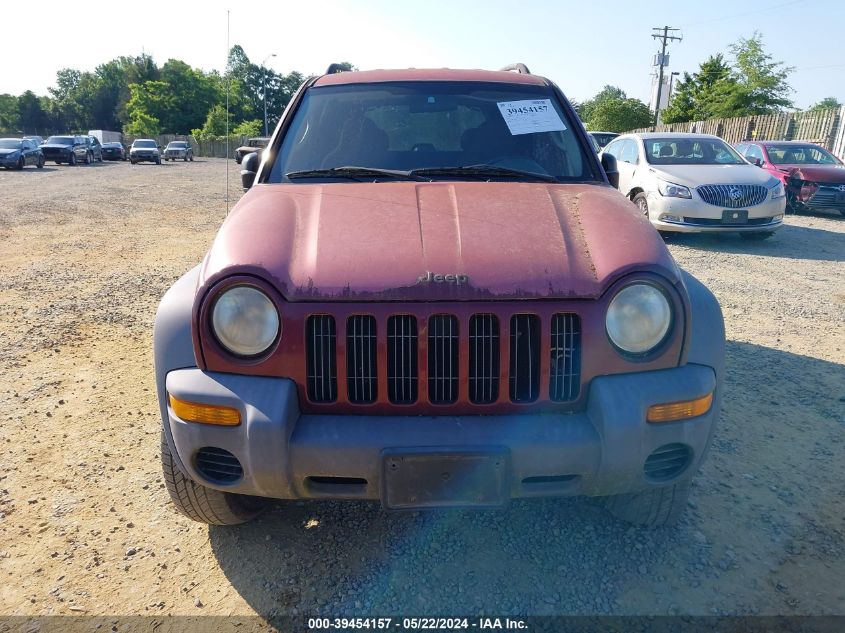 2002 Jeep Liberty Sport VIN: 1J4GL48K12W119804 Lot: 39454157