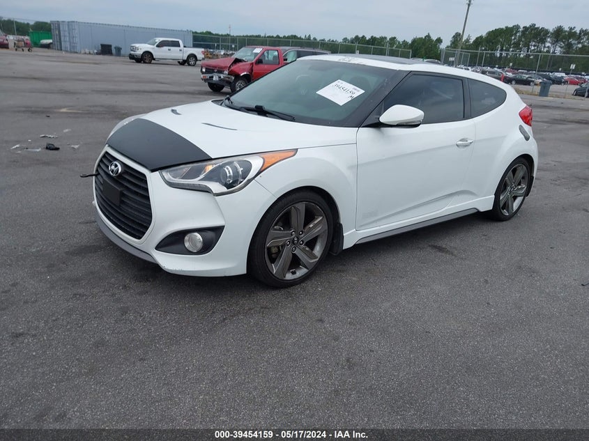 2015 Hyundai Veloster Turbo VIN: KMHTC6AE8FU233235 Lot: 39454159