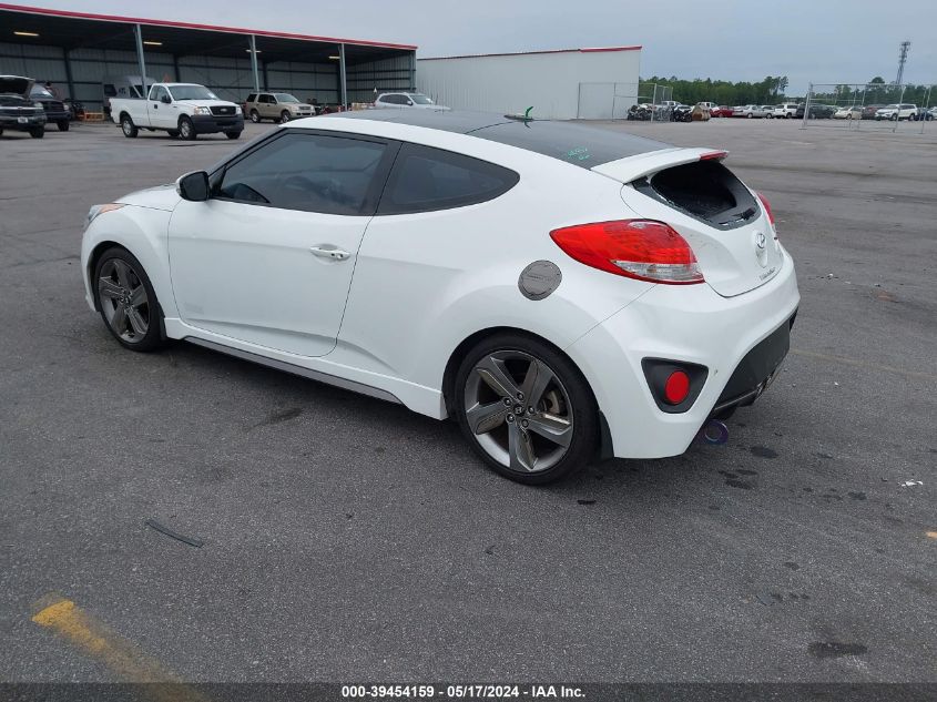 2015 Hyundai Veloster Turbo VIN: KMHTC6AE8FU233235 Lot: 39454159