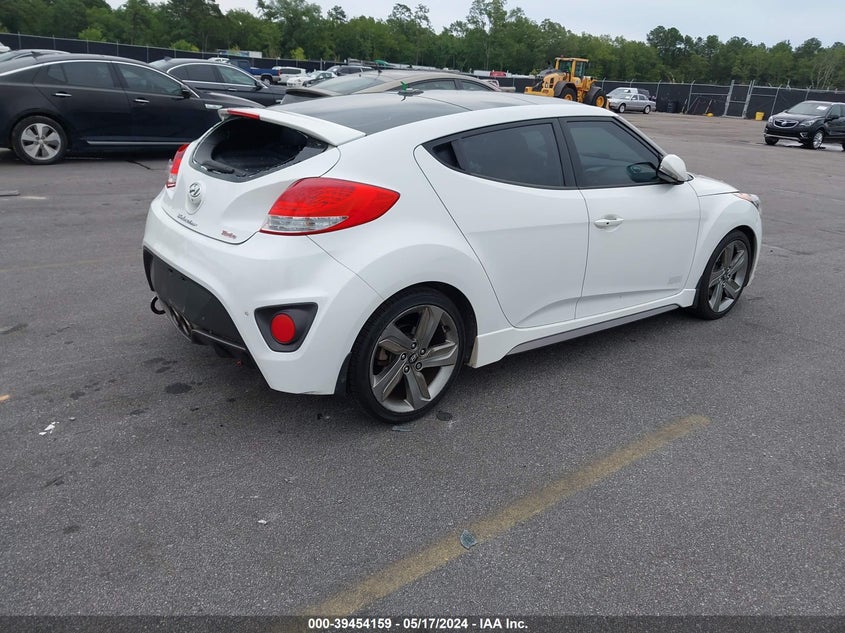 2015 Hyundai Veloster Turbo VIN: KMHTC6AE8FU233235 Lot: 39454159