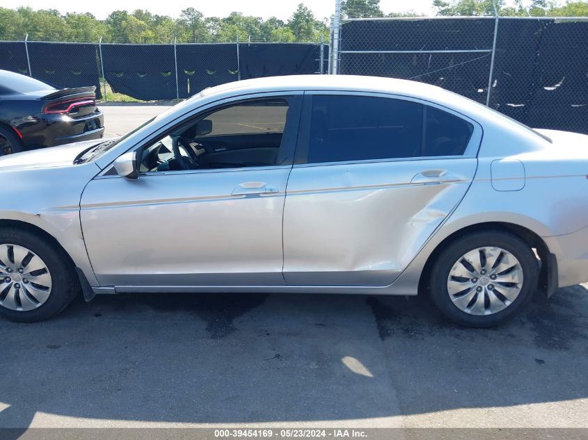 2010 Honda Accord 2.4 Lx VIN: 1HGCP2F37AA138394 Lot: 39454169