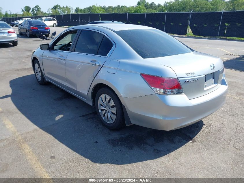 2010 Honda Accord 2.4 Lx VIN: 1HGCP2F37AA138394 Lot: 39454169