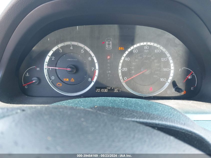 2010 Honda Accord 2.4 Lx VIN: 1HGCP2F37AA138394 Lot: 39454169