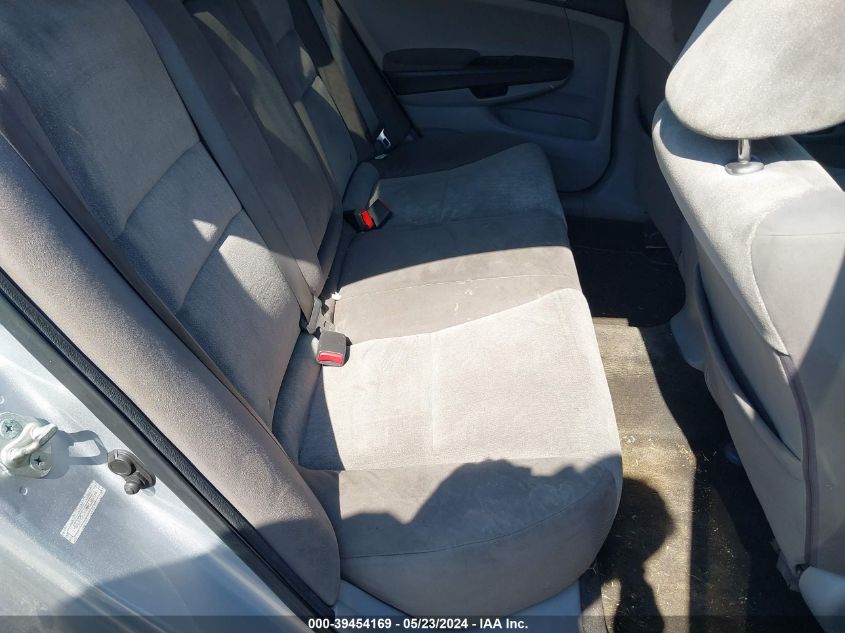 2010 Honda Accord 2.4 Lx VIN: 1HGCP2F37AA138394 Lot: 39454169